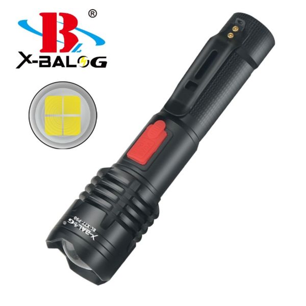 Ліхтарик-ручний АКБ вбудований,діод P90,MICROUSB,довж.-16см,метал. корп."X-Balong" BL-X77-P90 00000064410 фото