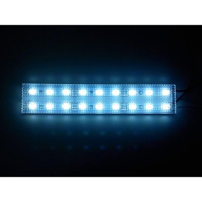 Підсвічування салону 12V LED "Призма" 2-а - 25см - Біла - (5630) - 2А 36LED 00000050462 фото