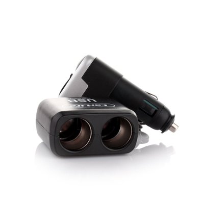 Прикуриватель-двойник с удлинителем/USB "Carlife"CS303" (USB-1000mA) 00000027140 фото