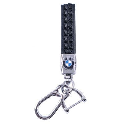 Брелок на ключі Джгут BMW з Карабіном ХРОМ (пакет+викрутка) 00000065318 фото
