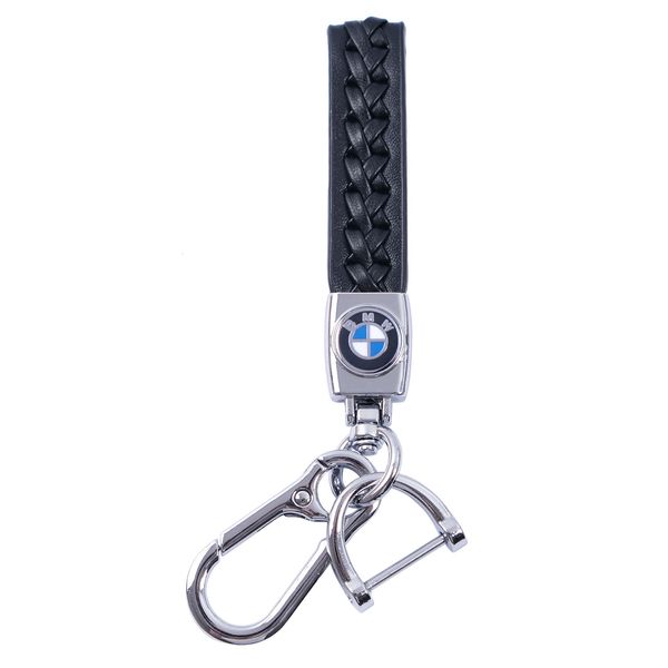 Брелок на ключі Джгут BMW з Карабіном ХРОМ (пакет+викрутка) 00000065318 фото
