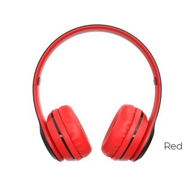 Наушники BOROFONE BO4 Charming rhyme wireless headphones Red BO4R фото
