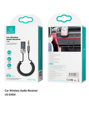 Bluetooth ресивер Usams US-SJ464 Car Wireless Audio Receiver Tarnish SJ464JSQ01 фото