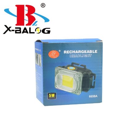 Ліхтарик налобний X-Balong 6658A 5W COB акумуляторний 00000049399 фото