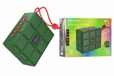 Портативна колонка BOROFONE BR16 Gage sports wireless speaker Dark Green BR16DE фото