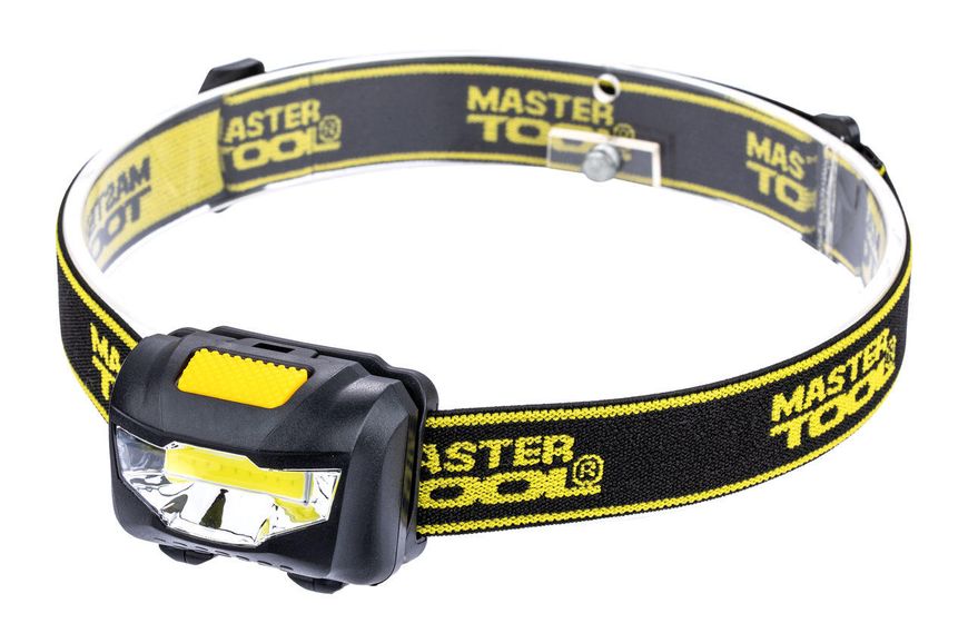 Фонарь налобный Mastertool - 1LED x 1 Вт x 3 режима 000075225 фото