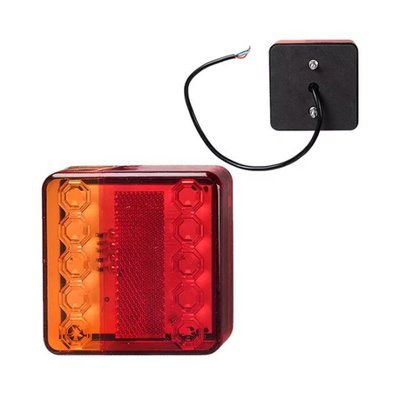 Задній ліхтар квадратний 12-24V 10х10см "NZ-427А -602-A" LED 10 Корея SQ-0018 (2шт)/уп) 00000061260 фото