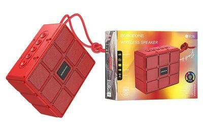 Портативная колонка BOROFONE BR16 Gage sports wireless speaker Red BR16R фото