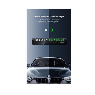 Паркувальна карта UGREEN LP178 Car Temporary Parking Card (Dual Numbers)(UGR-60326) UGR-60326 фото