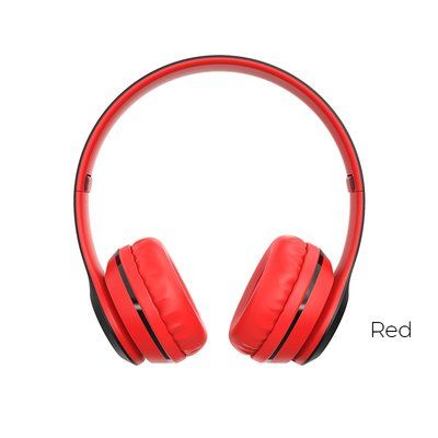 Навушники BOROFONE BO4 Charming rhyme wireless headphones Red BO4R фото