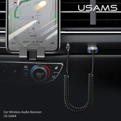 Bluetooth ресивер Usams US-SJ464 Car Wireless Audio Receiver Tarnish SJ464JSQ01 фото