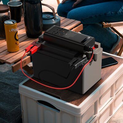 Автомобильный инвертор Baseus IGBT Power Inverter 300W (220V CN/EU) Black CGNB010101 фото