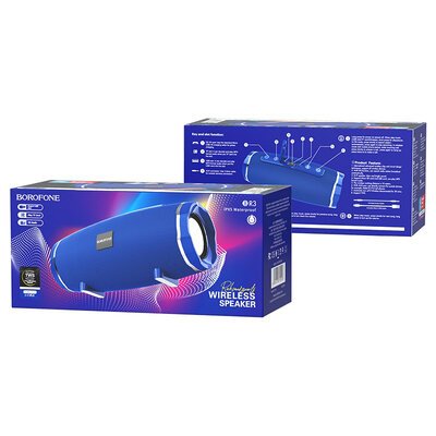 Портативная колонка BOROFONE BR3 Rich sound sports wireless speaker Blue BR3U фото