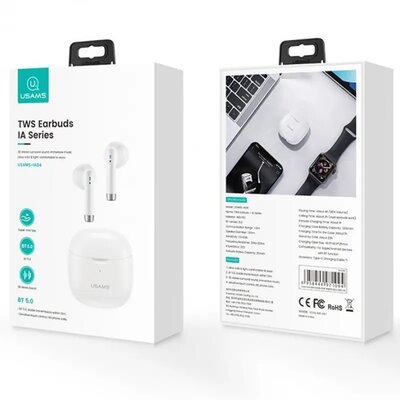 Навушники USAMS-IA04 TWS Earbuds IA Series White BHUIA02 фото